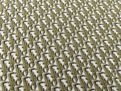 GXZ Men's Luxury Polo Shirt | Olive Dior-Inspired Monogram Design