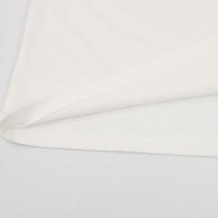 GXZ White Prada-Inspired T-Shirt | Unique Logo Patch Design