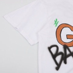 GXZ GUCCI x BALENCIAGA-Inspired Logo T-Shirt | Luxury Graffiti Tee