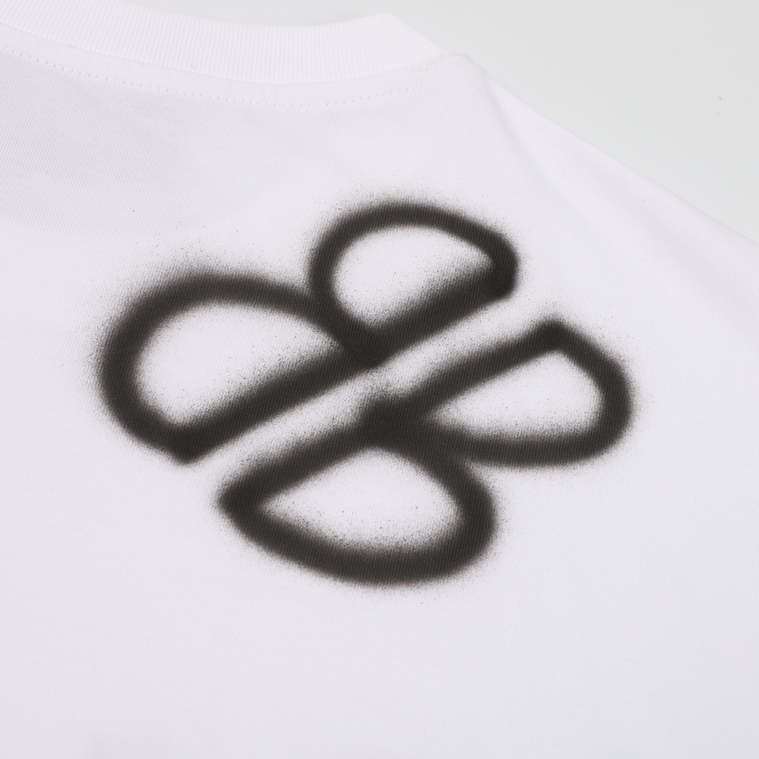 GXZ GUCCI x BALENCIAGA-Inspired Logo T-Shirt | Luxury Graffiti Tee