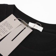 GXZ DIOR-Inspired Graffiti Logo T-Shirt | Black Luxury Streetwear Tee