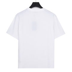 GXZ Fendi-Inspired White T-Shirt | Minimalist Luxury Summer Tee