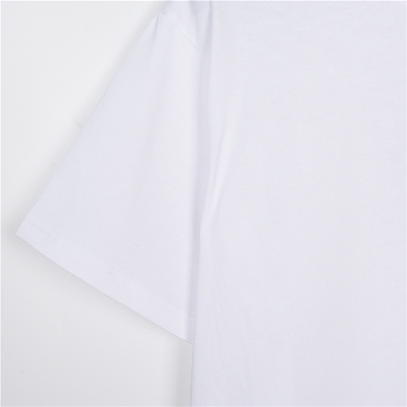 GXZ Fendi Inspired White T-Shirt - Minimalist Luxury Summer Tee