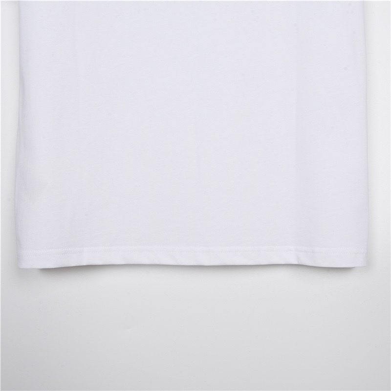 GXZ Fendi Inspired White T-Shirt - Minimalist Luxury Summer Tee