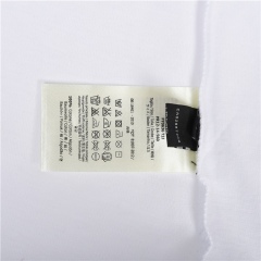 GXZ Fendi-Inspired White T-Shirt | Minimalist Luxury Summer Tee