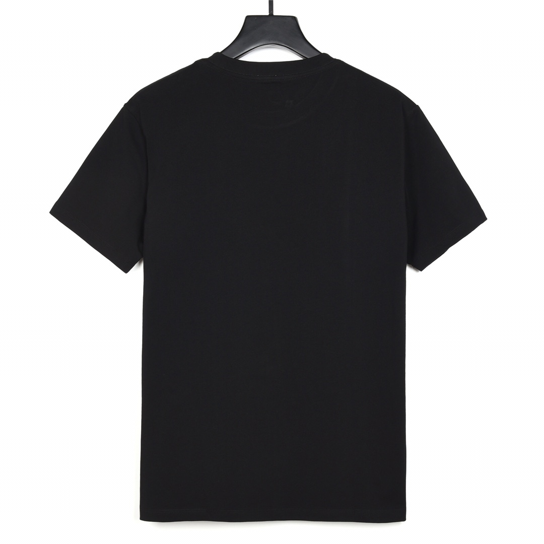 GXZ Loewe-Inspired Black Graphic T-Shirt - Premium Casual Tee