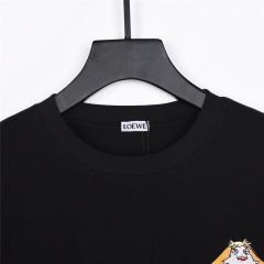 GXZ LOEWE-Inspired Black Graphic T-Shirt | Premium Casual Tee