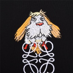 GXZ LOEWE-Inspired Black Graphic T-Shirt | Premium Casual Tee