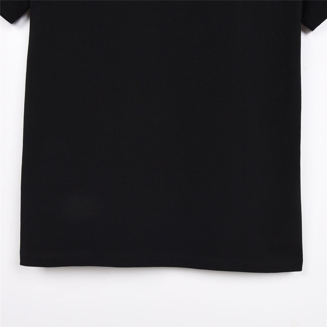 GXZ Loewe-Inspired Black Graphic T-Shirt - Premium Casual Tee