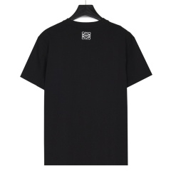 GXZ LOEWE-Inspired Black Bunny Graphic T-Shirt | Premium Statement Tee