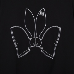 GXZ LOEWE-Inspired Black Bunny Graphic T-Shirt | Premium Statement Tee