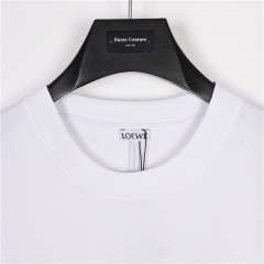 GXZ LOEWE-Inspired White Totoro Graphic T-Shirt | Playful Designer Tee