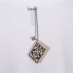 GXZ LOEWE-Inspired White Totoro Graphic T-Shirt | Playful Designer Tee