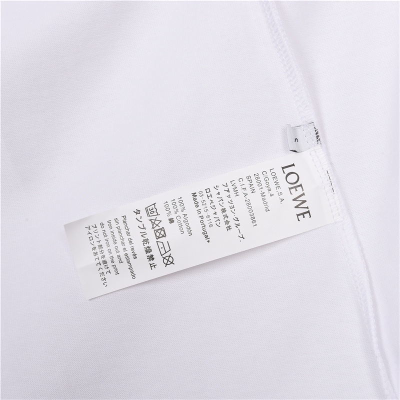 GXZ LOEWE-Inspired White Totoro Graphic T-Shirt | Playful Designer Tee