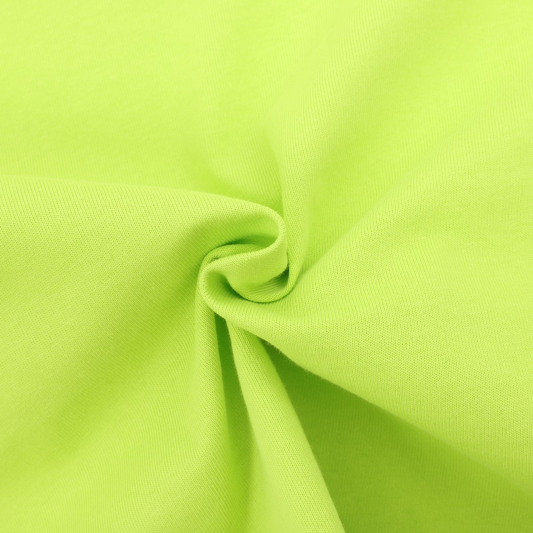 GXZ Neon Green Embroidered Logo T-Shirt - Bold Streetwear Statement Tee