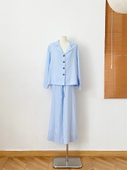 Women's Linen Pajama Set – Customizable Sleepwear by GXZ