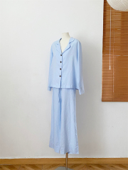 Women's Linen Pajama Set – Customizable Sleepwear by GXZ