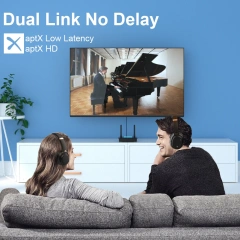 TV Transmitter & Receiver Bluetooth 5.0 Stereo Receiver Transmitter with Aptx-LL/HD LDAC B03PRO+