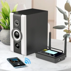TV Transmitter & Receiver Bluetooth 5.0 Stereo Receiver Transmitter with Aptx-LL/HD LDAC B03PRO+