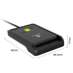 New 2 in 1 Smart Card Reader RFID/NFC Access Card Reader Plug and Play IC ID Card Reader ZW-12026-13