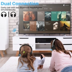 Airplane Bluetooth 5.2 Audio Adapter 10H of Playtime TV Transmitter Safefly Dual