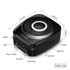 Voice Amplifier Loud Personal Sound Equipment Support Recording TF Card U Flash Driver for Teacher S93