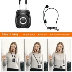 Voice Amplifier Loud Personal Sound Equipment Support Recording TF Card U Flash Driver for Teacher S93