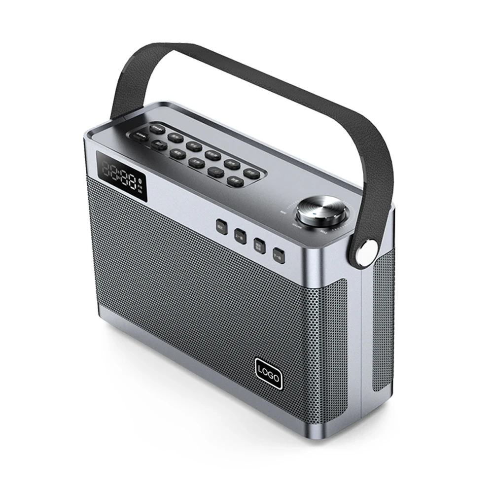 Active Noise Cancelling Bluetooth Speaker Home Hi-Fi Loud Party Speaker with UHF Wireless Microphone T9