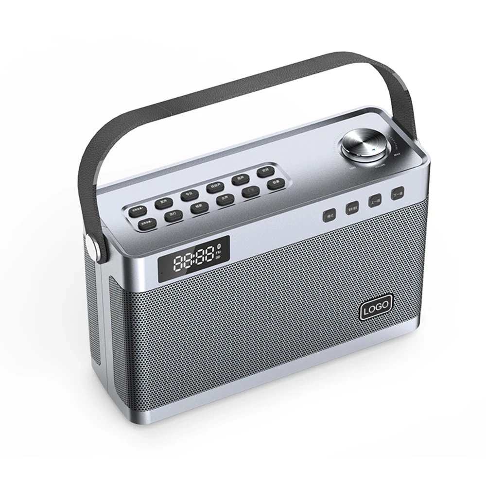 Active Noise Cancelling Bluetooth Speaker Home Hi-Fi Loud Party Speaker with UHF Wireless Microphone T9