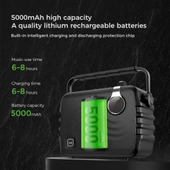 Newest Hottest Home Outdoor Wireless HIFI Karaoke Speaker With UHF Microphone 70W Party Speaker K6