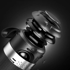 8W SOS Alarm Small Bluetooth Speaker True Wireless Stereo Portable Waterproof Laptop Speaker Box P6