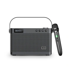 Active Noise Cancelling Bluetooth Speaker Home Hi-Fi Loud Party Speaker with UHF Wireless Microphone T9