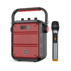 Rechargeable Bluetooth Speaker with UHF Wireless Microphone 30W Output Power for Outdoor H1Plus