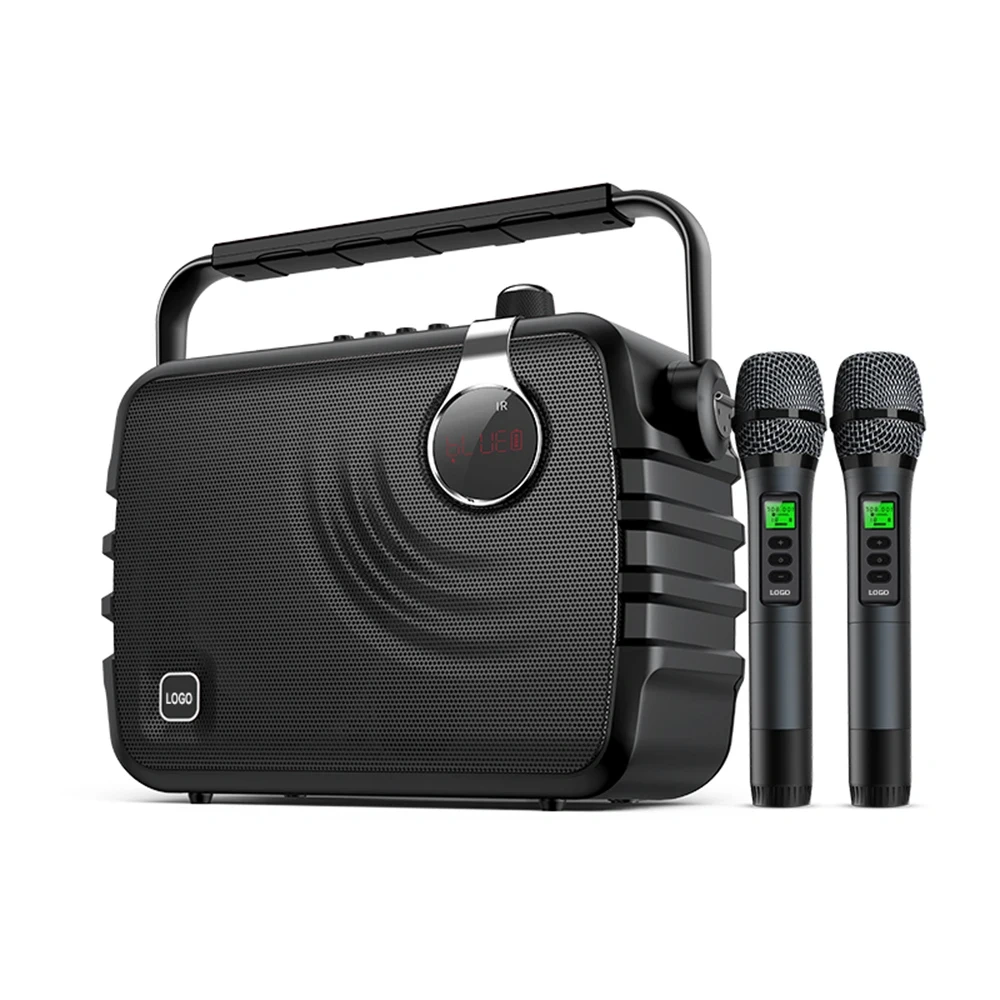 Newest Hottest Home Outdoor Wireless HIFI Karaoke Speaker With UHF Microphone 70W Party Speaker K6