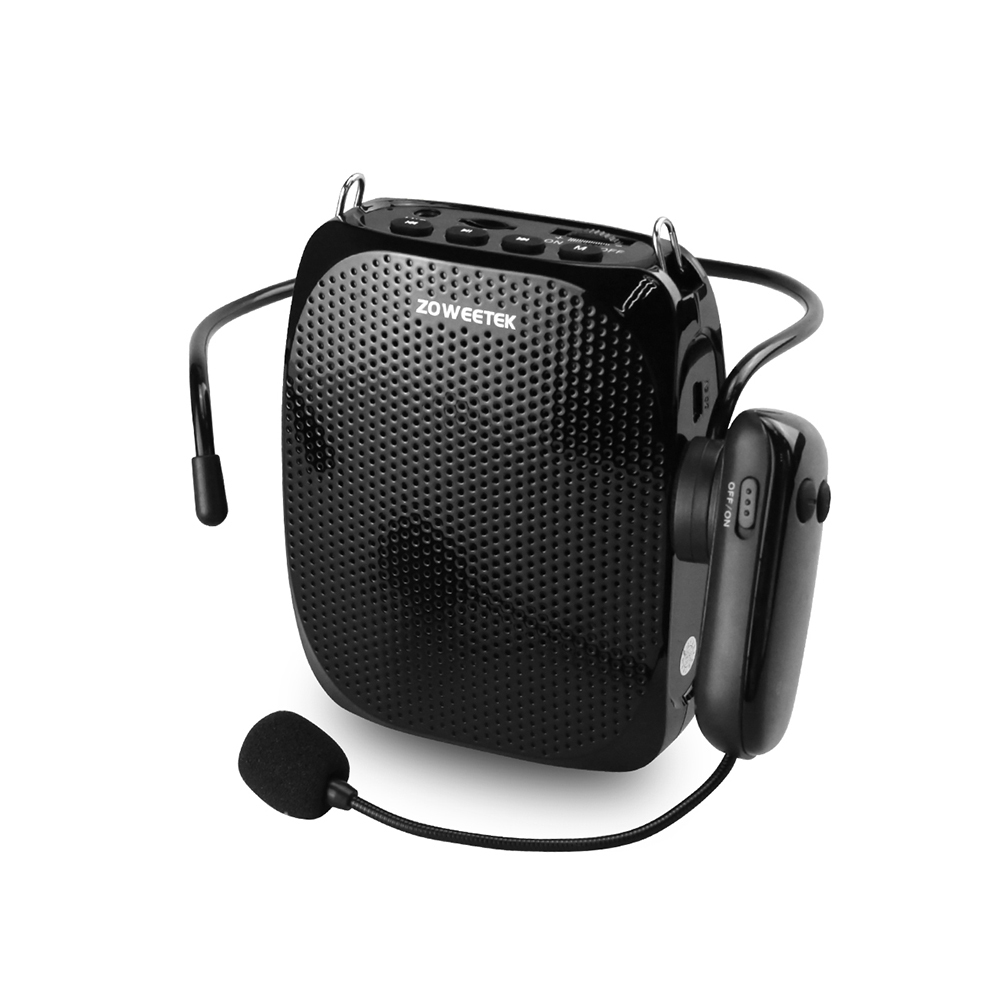 Teacher Voice Amplifier 10W  with UHF Wireless Mic and Wired Mic Headset Speaker Amplifier S615