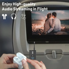 Bluetooth 5.2 Transmitter and Receiver AUX Bluetooth Adapter Car Portable Hands-free for TV/PC/Car ML300