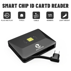 Mobile Credit Card Reader Support ATM CAC ID IC SIM SIS Card ISO 7816 Chip Reader ZW-12026-X