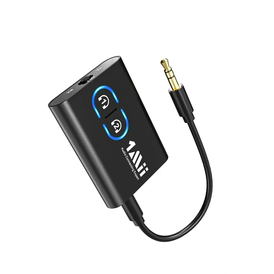 Bluetooth 5.2 Transmitter and Receiver AUX Bluetooth Adapter Car Portable Hands-free for TV/PC/Car ML300