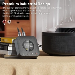 Hi-Res LDAC Bluetooth Music Receiver with OLED Display Wireless Audio Adapter for Receiver B06HD+