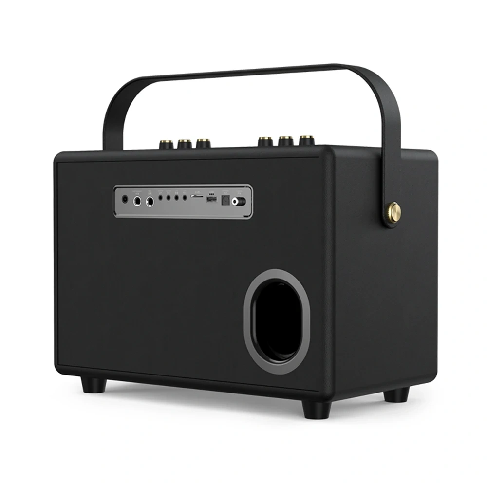 120W High Power Multifunction Music Player Home HIFI Speaker with Coaxial Fiber Guitar Instrument T30