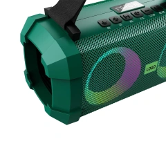Portable Speaker with UHF Wireless Microphone Effect Big Size RGB LED Light Bluetooth Speaker X1