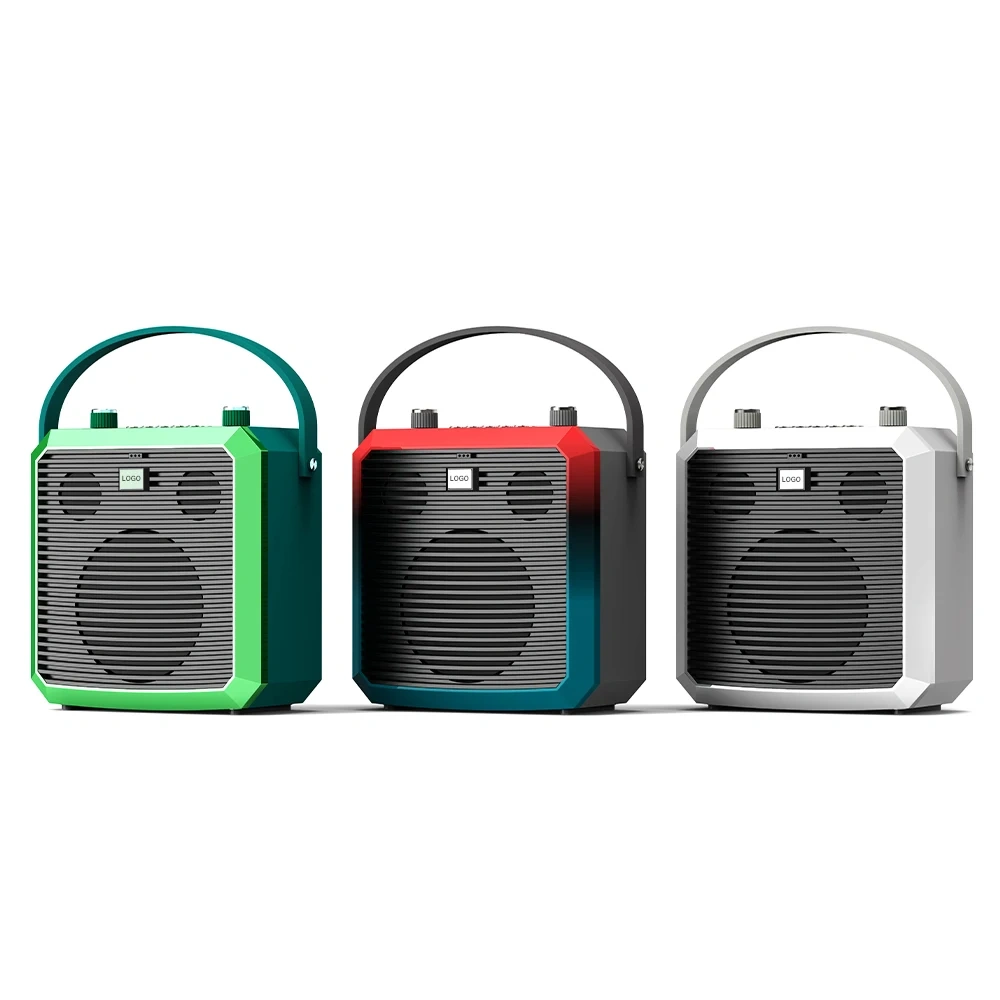 Portable Karaoke Speaker 50W 7.4V 4400mAh Midrange Subwoofer Audio for Outdoor Camping/Traning M3