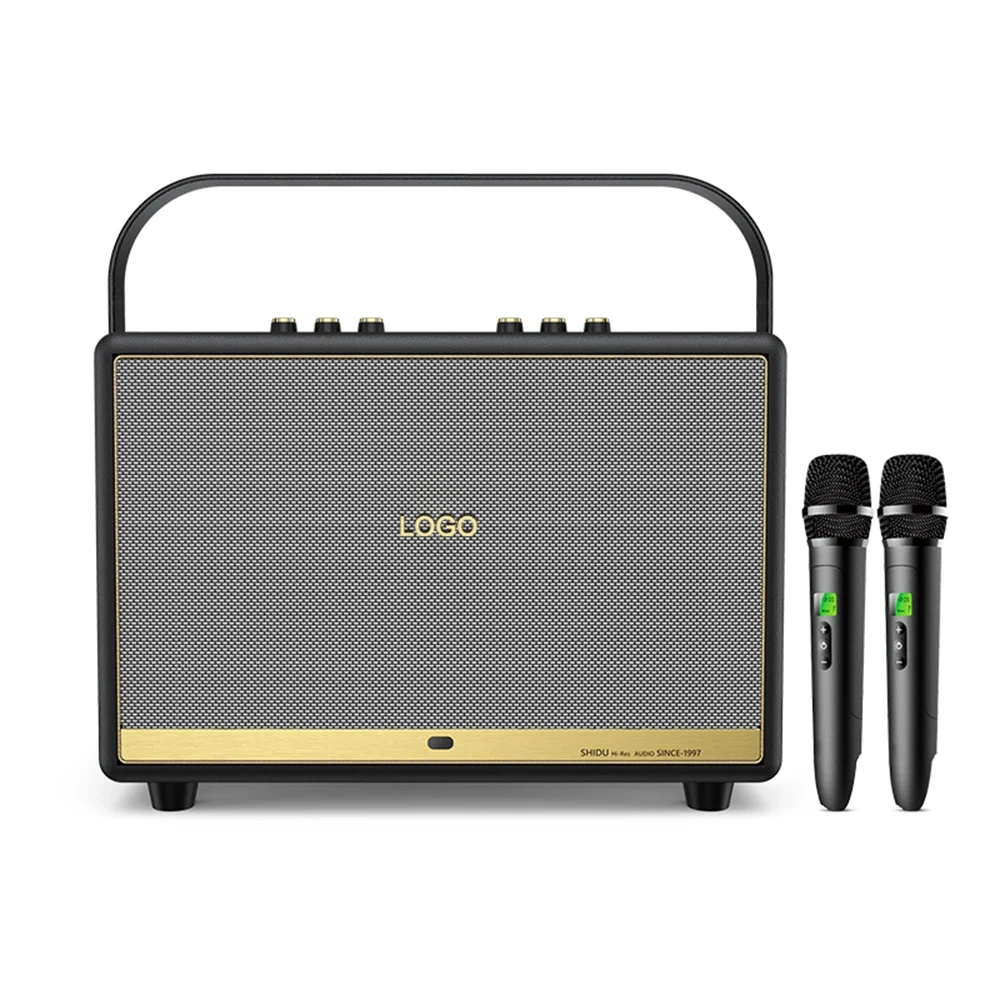 120W High Power Multifunction Music Player Home HIFI Speaker with Coaxial Fiber Guitar Instrument T30
