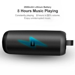 Portable Speakers 7.4V 2500mAh Battery Bluetooth 5.0 IPX5 Dual Waterproof Speakers P8