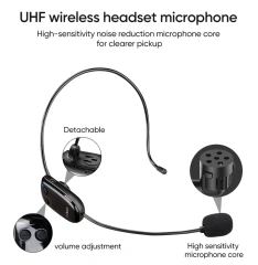 Portable Bluetooth Speaker with Wireless Headset Microphone Support TF Card USB Flash Driver S613