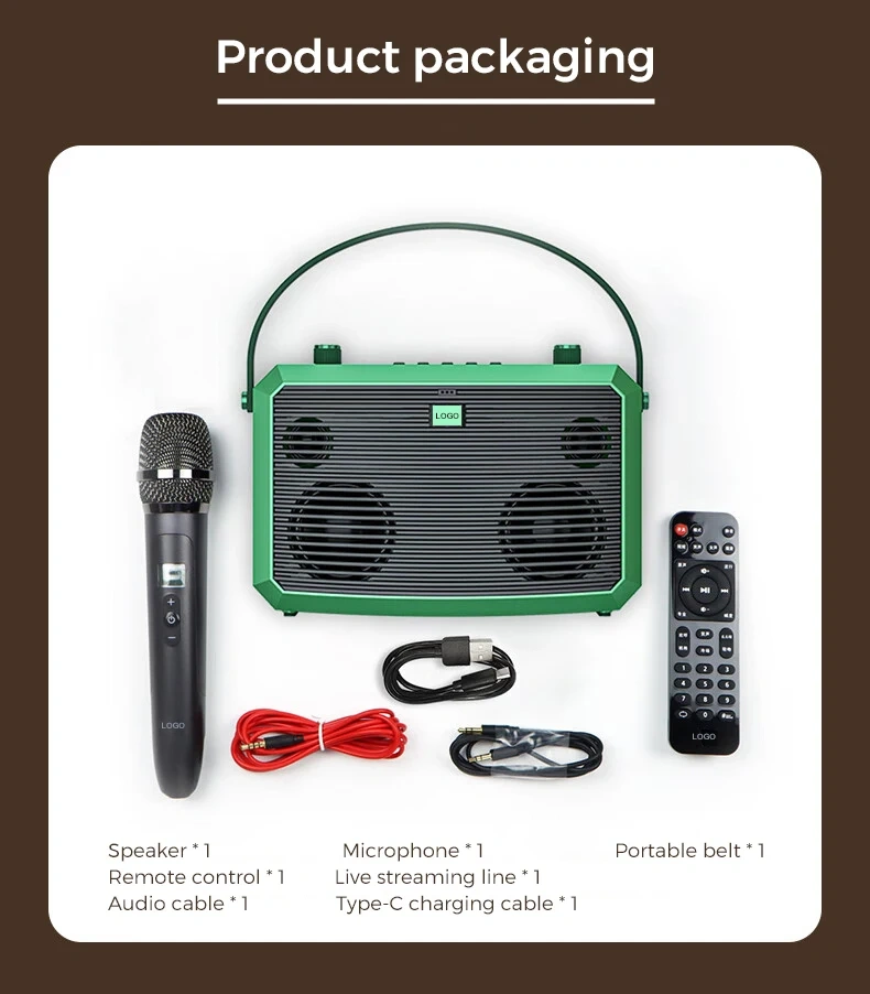 Portable Speaker Bluetooth 50 Watt Portable Wireless Mini Bluetooth Speaker Waterproof M5