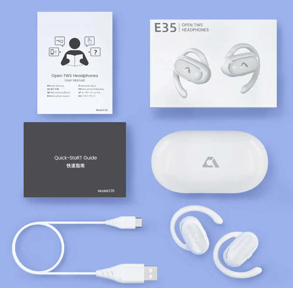 ENC Bluetooth Headphones Sport Workout TWS Bluetooth Earphone True Wireless Earbuds E35