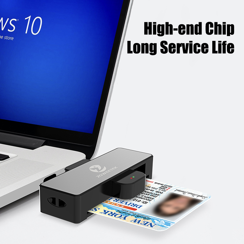 Zoweetek Smart Card Reader – EMV Credit Card Reader USB