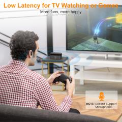 Wireless Earbuds for TV Listening Watching with Transmitter Charging Dock E3PRO