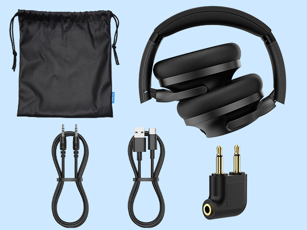 Hybrid Active Noise Cancelling Headphones,LDAC Hi-Res Wireless Audio,75H Playtime Y8